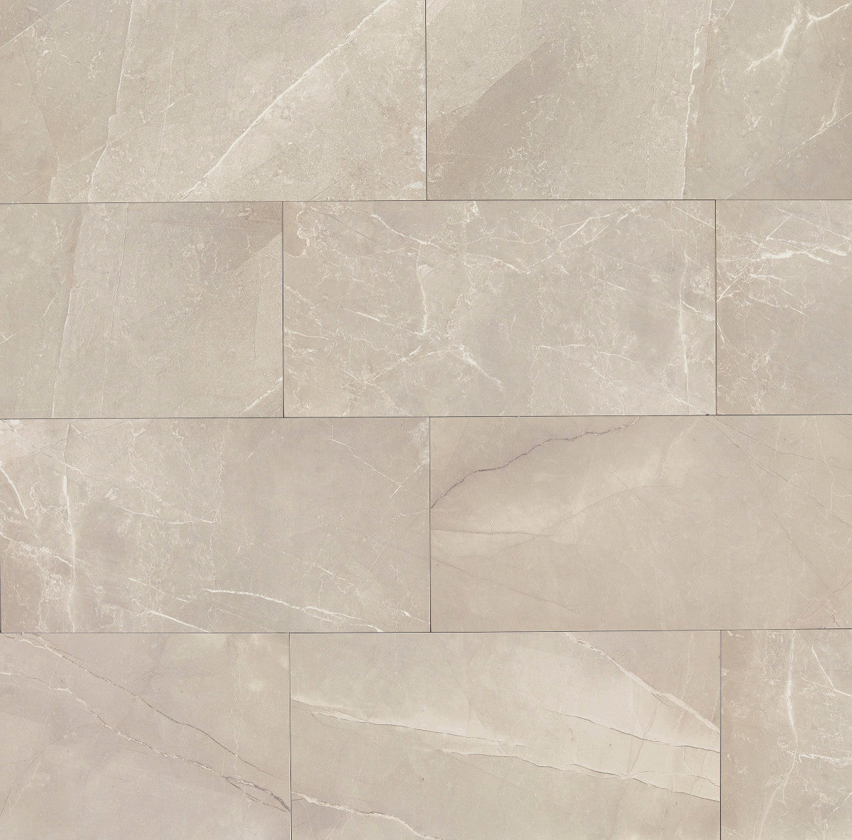 Bedrosians Tortora 12-in x 24-in Honed Porcelain Marble Look Floor and Wall Tile, 11.63-sq ft per Carton