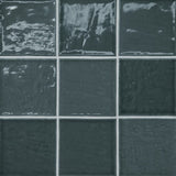 Bedrosians Marin Midnight Tide Navy Blue 4 in. x 4 in. Glossy Ceramic Subway Wall Tile, 5.49 sq. ft. per Carton