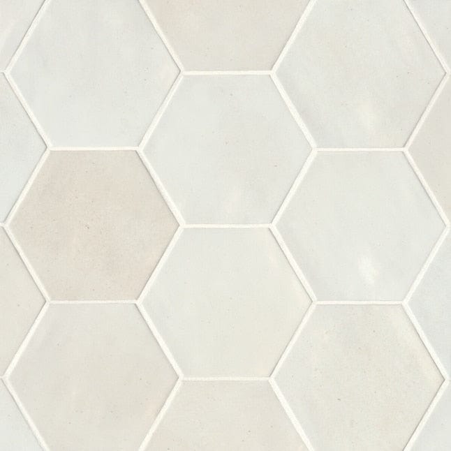 Bedrosians Celine White 4-in x 6-in Glossy Porcelain Subway Floor and Wall Tile (4.68-sq. ft/ Carton)