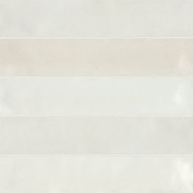 Bedrosians Celine White 2-in x 12-in Glossy Porcelain Subway Floor and Wall Tile (5.48-sq. ft/ Carton)