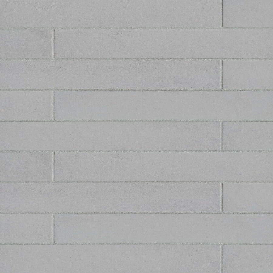 Bedrosians Allora Solid Grey 3-in x 24-in Matte Porcelain Patterned Floor and Wall Tile (10.66-sq. ft/ Carton)