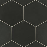 Bedrosians Makoto Kuroi Black 10-in x 11-in Matte Porcelain Floor and Wall Tile (10.76-sq. ft/Carton)