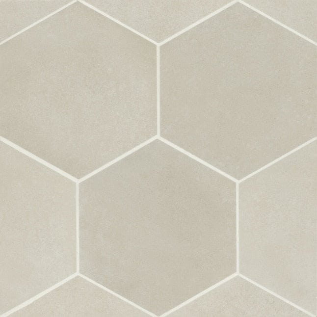 Bedrosians Makoto Kumo Grey 10-in x 11-in Matte Porcelain Floor and Wall Tile (10.76-sq. ft/ Carton)