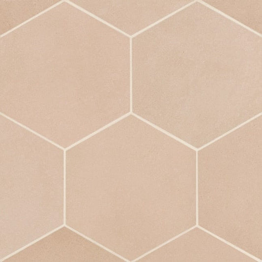Bedrosians Makoto Momoiro Blush 10-in x 11-in Matte Porcelain Floor and Wall Tile (10.76-sq. ft/Carton)