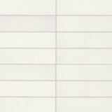 Bedrosians Makoto Shoji White 2-in x 10-in Matte Ceramic Subway Floor and Wall Tile (5.38-sq. ft/ Carton)