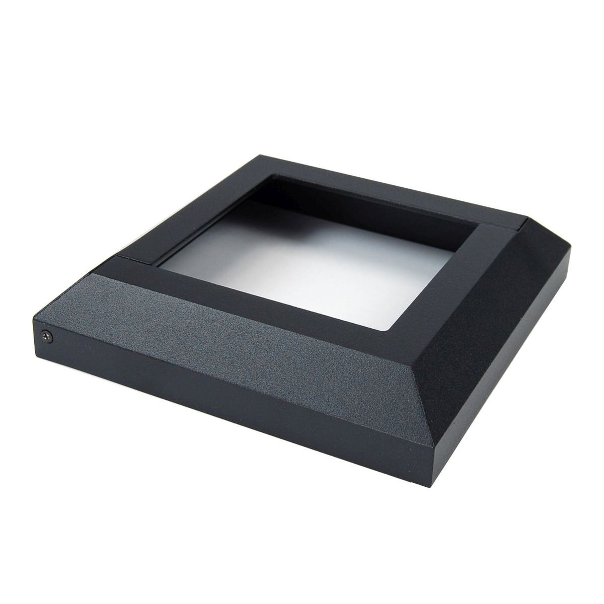 Fortress Building Products Black Sand Aluminum Deck Post Base Trim
