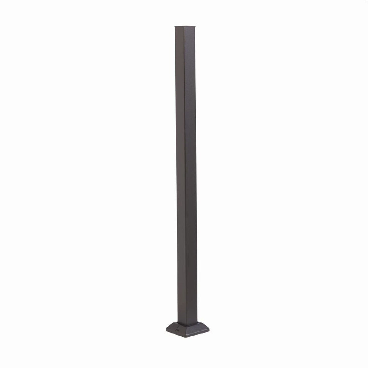 Fortress Building Products Fe26 5.5-in 4-1/2-ft Black Deck Post