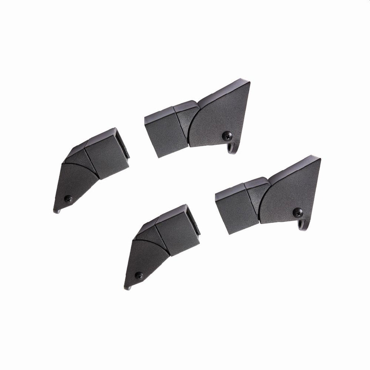Fortress Building Products 8.5-in x 7-in Black Sand Steel Stair Connector (4-Pack)