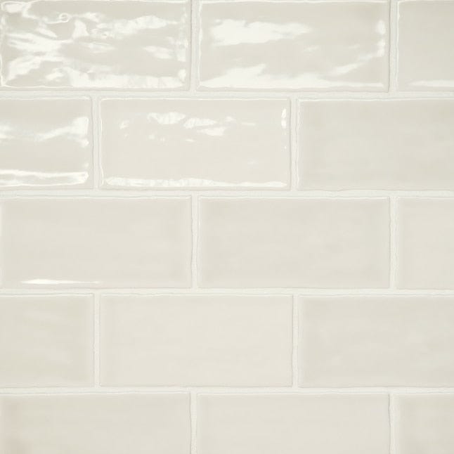 Bedrosians Marin Sand Dollar (Beige) 3-in x 6-in Glossy Ceramic Subway Tile (5.38-sq. ft/ Carton)