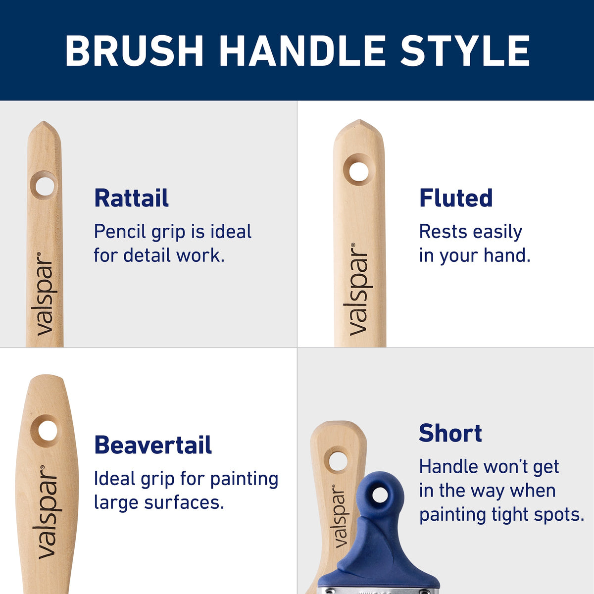 Valspar Wall and Trim Polyester Angle 1-in Paint Brush