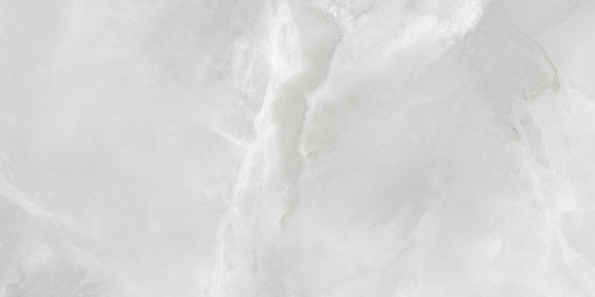 Satori Onyx Luna 12-in x 24-in Polished Porcelain Marble Look Floor and Wall Tile (1.94-sq. ft/ Piece)