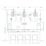 Progress Lighting Glennaire 4-Light Brushed Gold Modern/Contemporary Chandelier