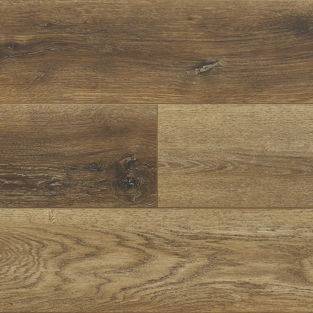 Armstrong Flooring Sample – Assurity Mist Brown Waterproof Wood-Look Interlocking or Glue-Down Luxury Vinyl Plank, 7-in W, 20-mil Wear Layer