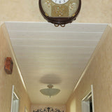 A La Maison Ceilings 3.25-ft x 0.5-ft Country White Polystyrene Surface-mount Ceiling Plank (12-Pack, 19.5-sq ft / Case)