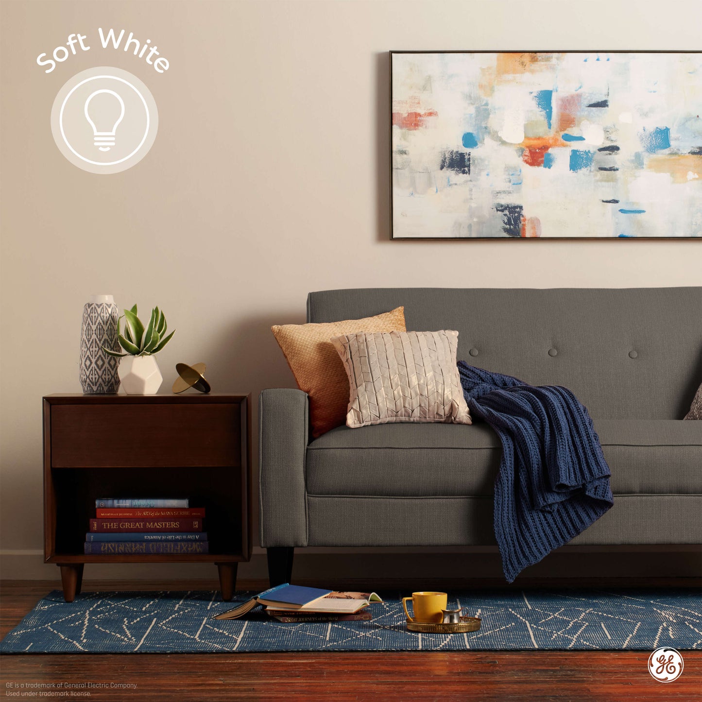 GE Basic 150-Watt Equivalent A21 Soft White LED Light Bulb, E26 Medium Base, 2300 Lumens