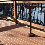Greatmats Brown PVC Deck Tiles (25-Pack) - Waterproof, Slip Resistant, Easy DIY Installation