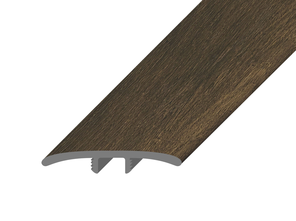 Bruce 2-in x 78-in Bison Brown Vinyl T-Molding Floor Molding
