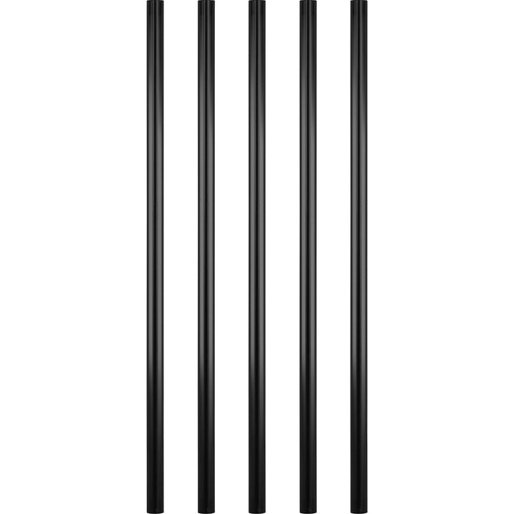 VEVOR 101 Pack Classic Composite Series 0.75-in x 0.05-in x 2-ft Black Aluminum Deck Post