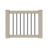 Freedom Bella Premier Series 46-1/2-in L x 36-in H Clay Vinyl Deck Railing Gate (Assembly Required)