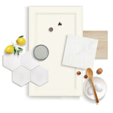 allen + roth McKeller 30-in W x 34.5-in H x 24-in D Linen 1-Drawer Base Fully Assembled Cabinet (Flat Panel Mitered Style)