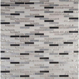 MSI Ocean Crest Brick 12 in. x 12 in. x 8 mm Glass Metal Stone Mesh-Mounted Mosaic Wall Tile (10 sq. ft. / case)