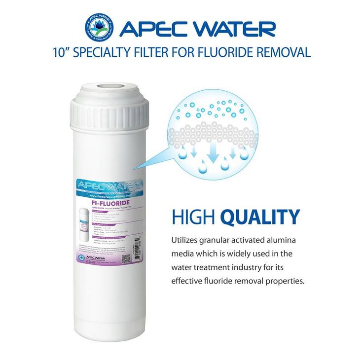 10 in. Fluoride Removal Water Filter Cartridge