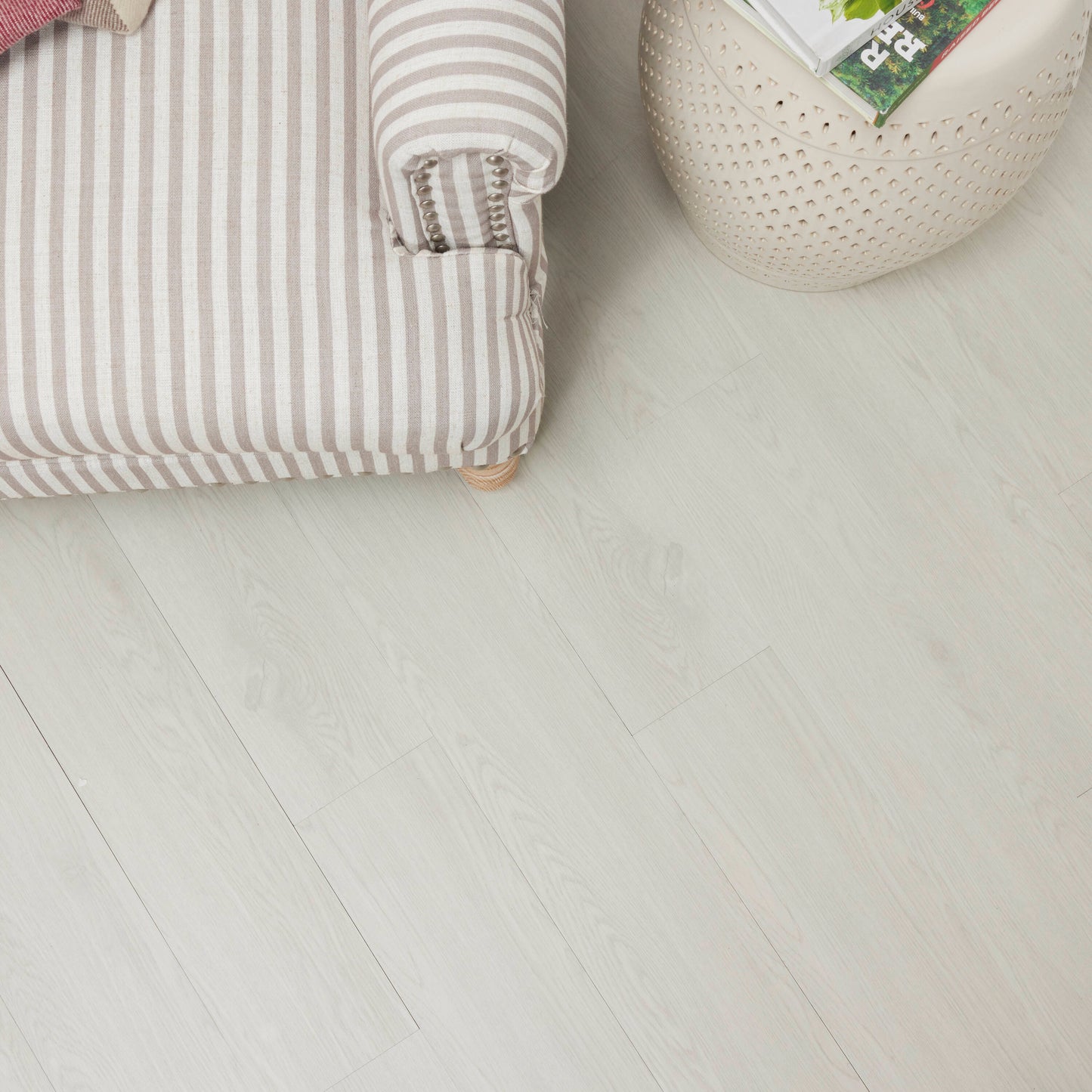 Lucida USA BaseCore Cotton 6-in W x 36-in L x 2-mm Waterproof Peel-and-Stick Luxury Vinyl Plank Flooring, 54-sq ft Carton