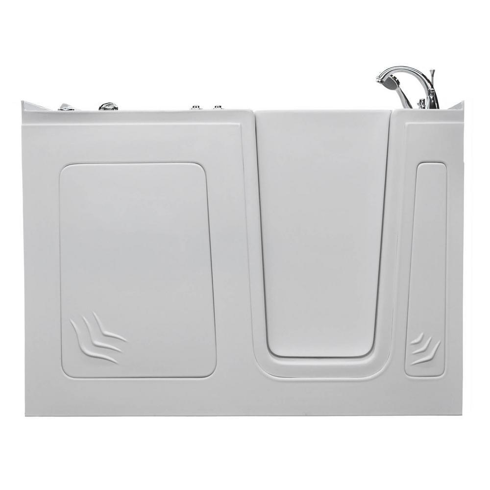 HD Series 32 in. x 60 in. Right Drain Quick Fill Walk-In Air Tub in White - Super Arbor