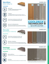 MoistureShield Meridian 1-in x 6-in Composite Deck Board