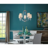 Progress Lighting Indulge 5-Light Brushed Nickel Transitional Chandelier