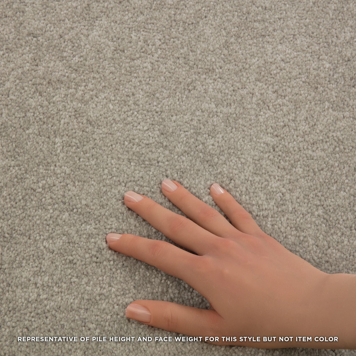 STAINMASTER Essentials Blue Diamonds II 12-ft Bleached Textured Indoor Carpet