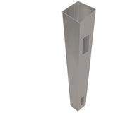 Freedom Lennox/Keswick 7-ft H x 5-in W Gray Vinyl End/Gate Fence Post (Assembled)