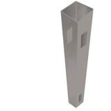 Freedom Lennox/Keswick 7-ft H x 5-in W Grray Vinyl Line Fence Post (Assembled)