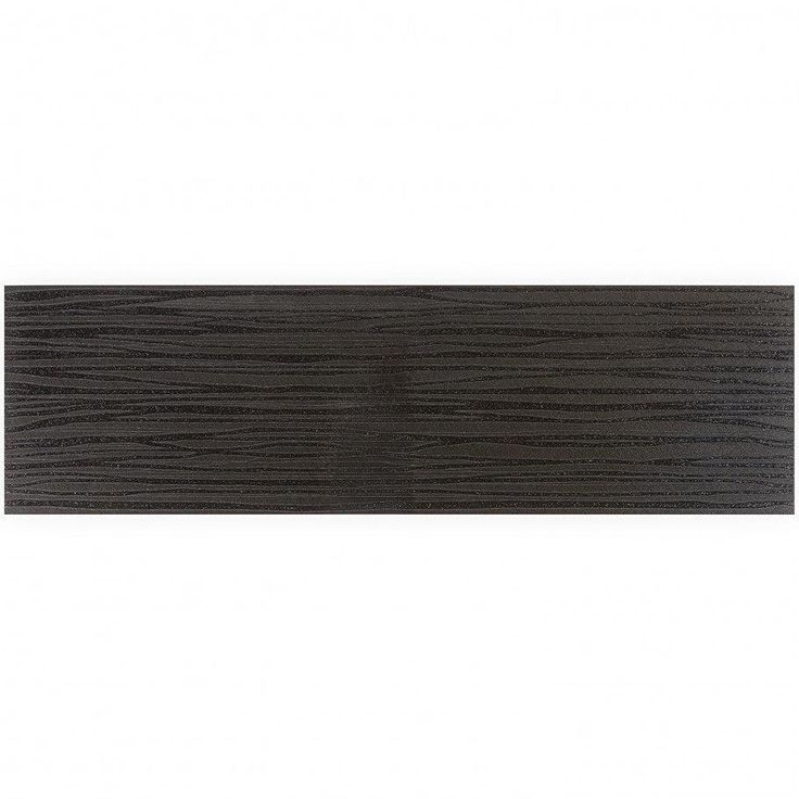 Bond Tile Remnant River Black 11 in. x 40 in. Textured Ceramic Wall Tile (4 Pieces 12.48 Sq. Ft. / Case)