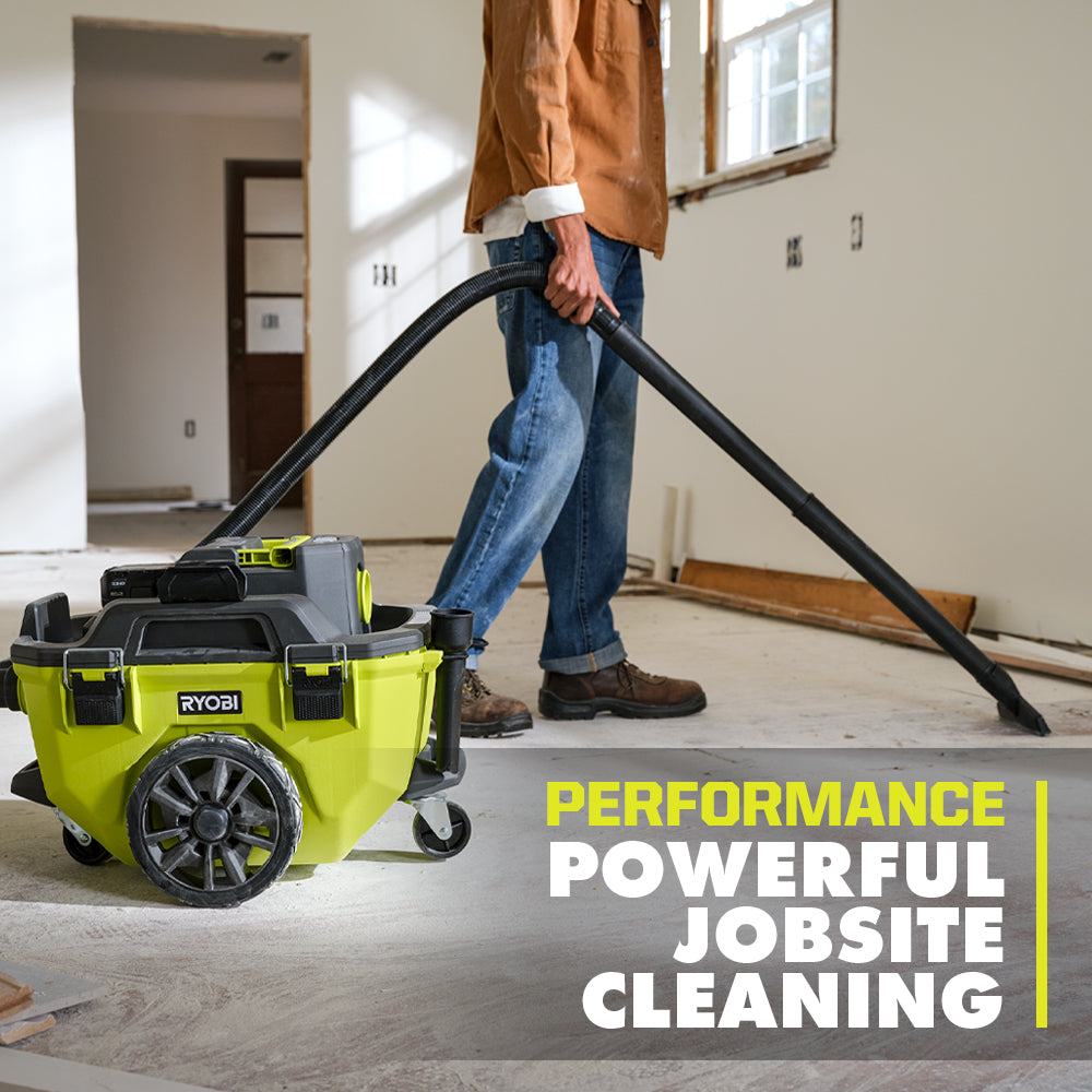 18-Volt ONE+ 6 Gal. Cordless Wet/Dry Vacuum (Tool Only) with Hose, Crevice Tool, Floor Nozzle and Extension Wand