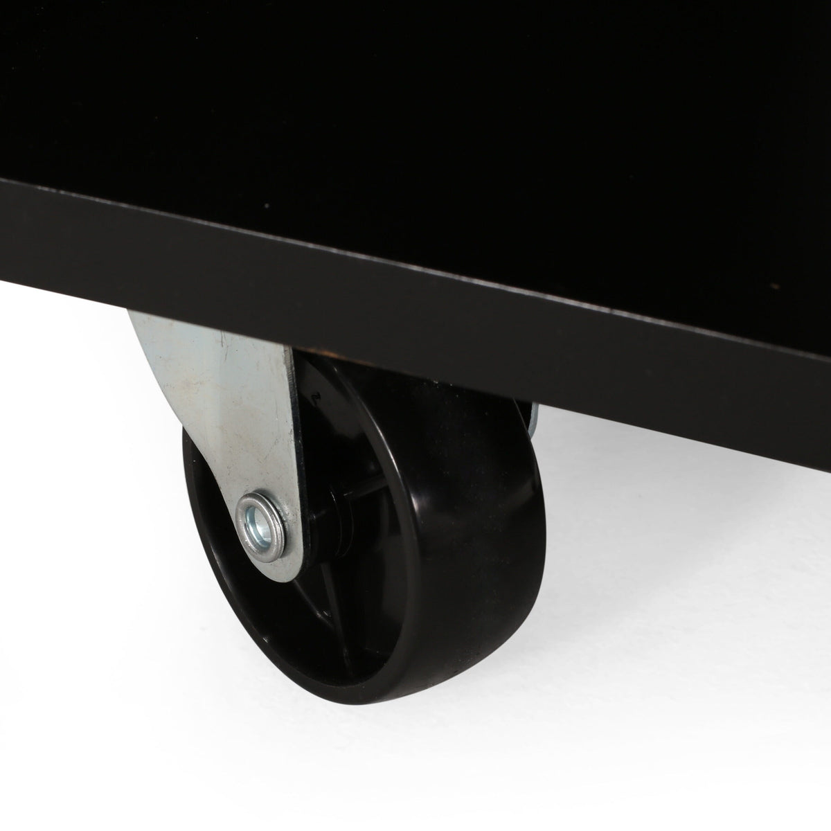 Best Selling Home Decor Black Mdf Base with Wood Top Rolling Kitchen Cart (17.75-in x 31.5-in x 34.5-in)