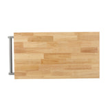 Best Selling Home Decor Gray Mdf Base with Wood Top Rolling Kitchen Cart (17.15-in x 34.15-in x 34.75-in)