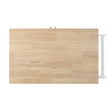 Best Selling Home Decor White Mdf Base with Mdf Top Rolling Kitchen Cart (18-in x 32-in x 34.5-in)