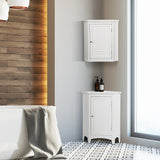 Teamson Home Glancy 22.5-in x 24-in x 15-in White Bathroom Wall Cabinet