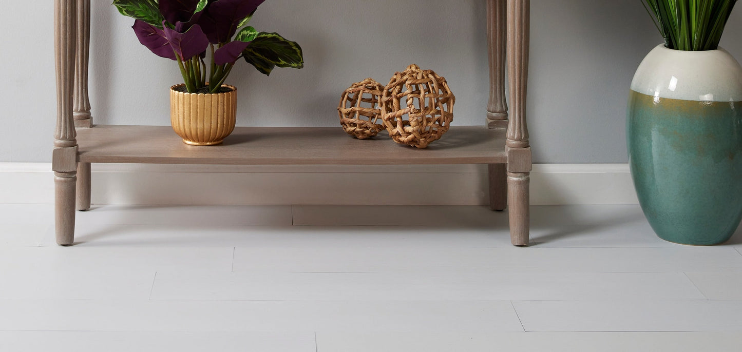 Lucida USA BaseCore Blanc 6-in W x 36-in L x 2-mm Waterproof Peel-and-Stick Vinyl Plank Flooring, 12-mil Wear Layer (54-sq ft Carton)