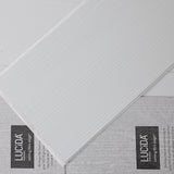 Lucida USA BaseCore Blanc White 12-mil x 6-in W x 36-in L Waterproof Peel and Stick Vinyl Plank Flooring (54-sq ft/ Carton)