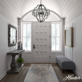 Hunter Stone Creek 8-Light Noble Bronze Transitional Globe LED Large Hanging Pendant Light