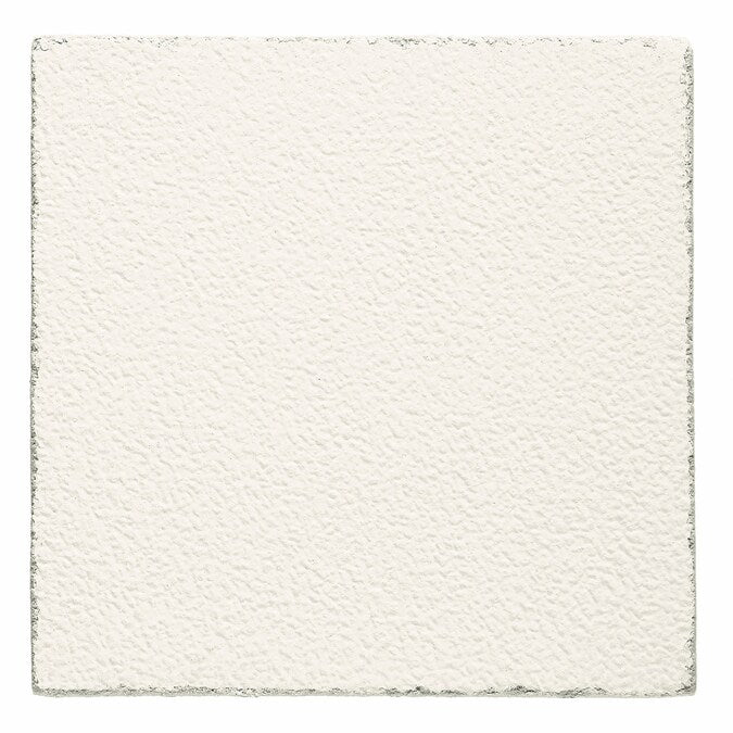 Armstrong Ceilings Lumawash White Mineral Fiber Drop Ceiling Tile Sample