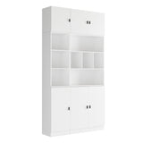 FUFU&GAGA 47.2-in W x 87.7-in H Mdf White Freestanding Utility Storage Cabinet