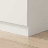 FUFU&GAGA 47.2-in W x 70.9-in H Mdf White Freestanding Utility Storage Cabinet