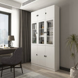 FUFU&GAGA 47.2-in W x 87.8-in H Mdf White Freestanding Utility Storage Cabinet