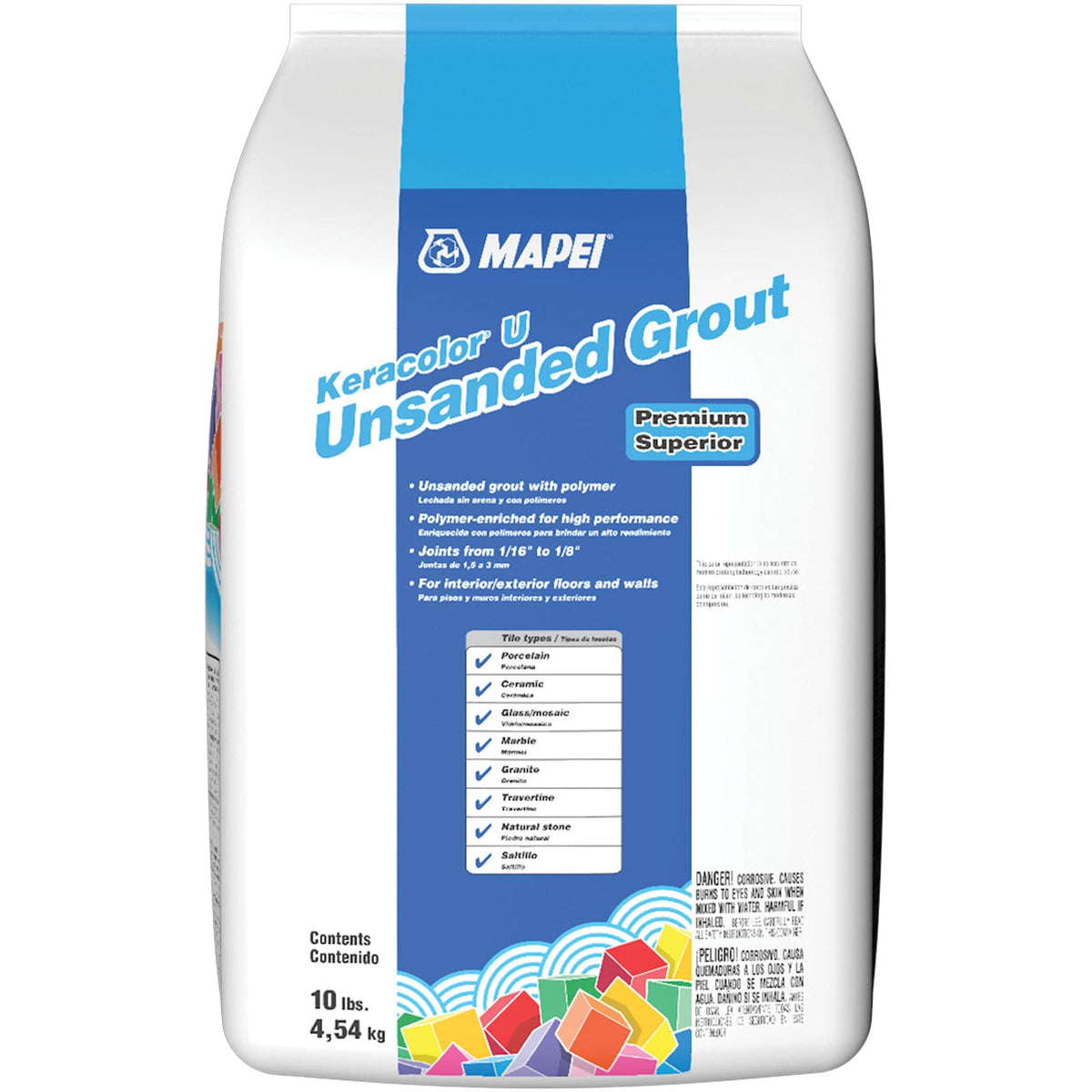 MAPEI Keracolor U Unsanded Grout, Frost #5077 – 10 lb
