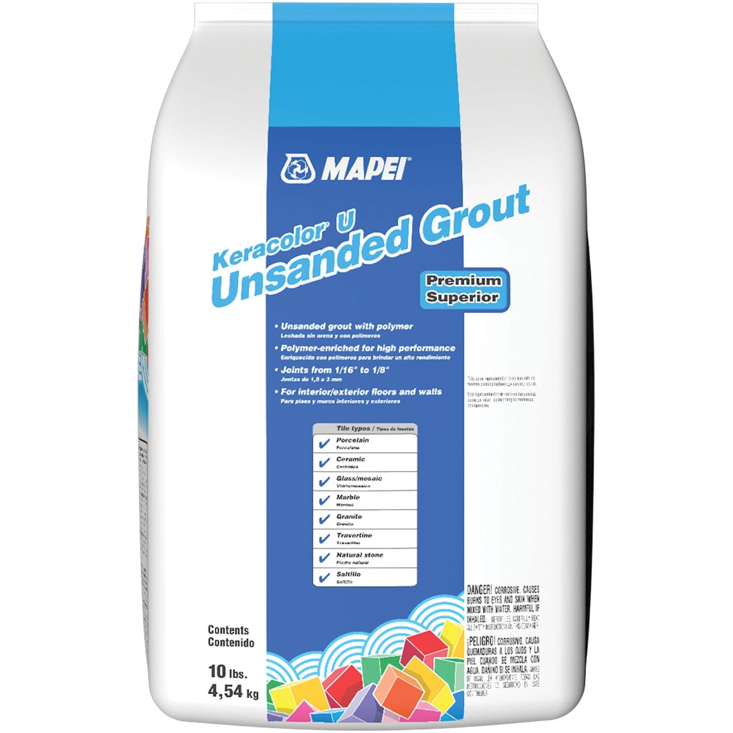MAPEI Keracolor U Unsanded Grout, Pewter #5002 — 10 lb