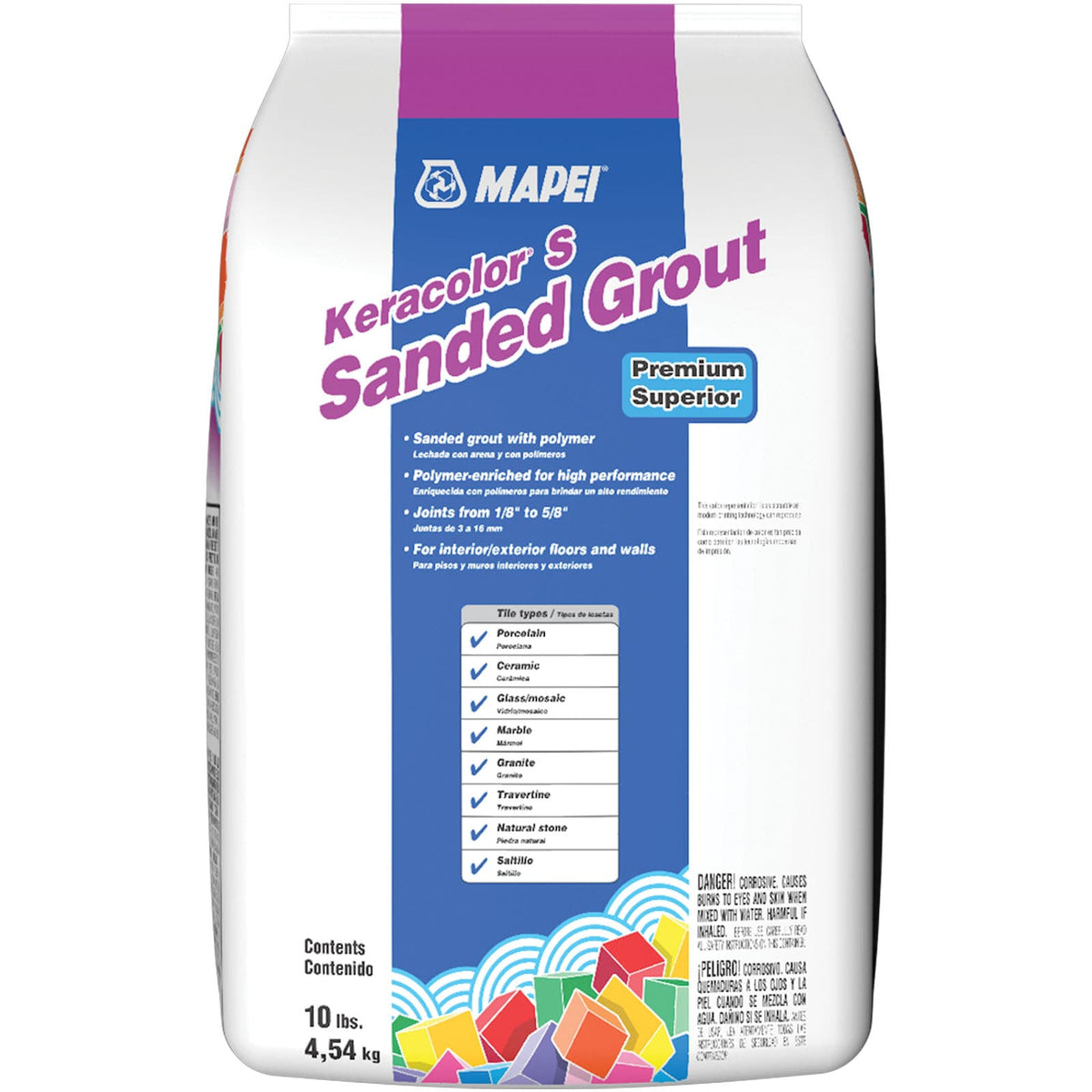 MAPEI Keracolor S Sanded Grout, 35 Navajo Brown — 10 lb