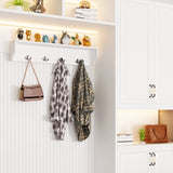 FUFU&GAGA Coat Rack Shoe Bench Set Hall Tree with Shoe Bench